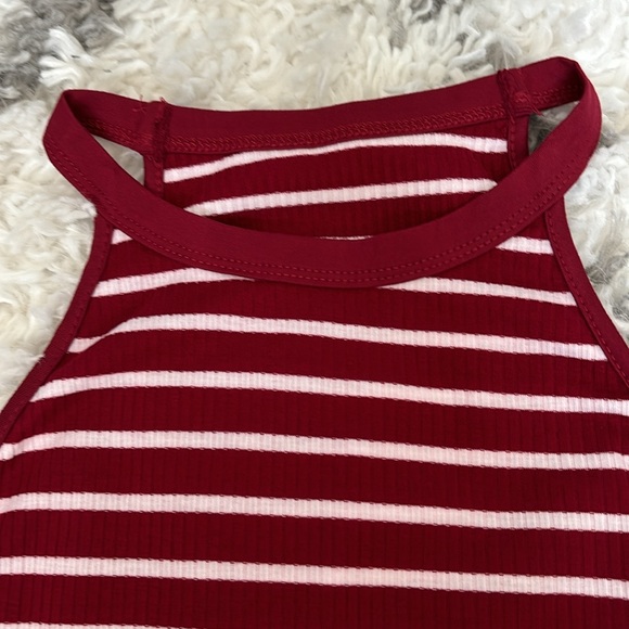 Red Striped Mini Dress - Picture 4 of 7